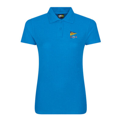 Ladies Polo Shirt Club Logo Thumbnail