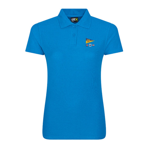 Ladies Polo Shirt Club Logo Thumbnail